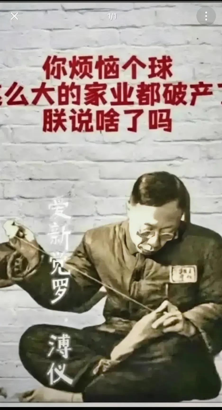 许老板算什么，论破产还得看溥仪[大笑]