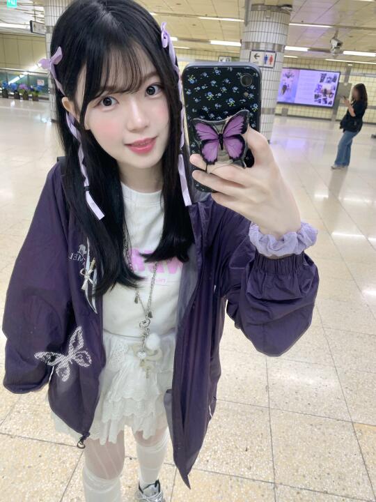 小韩留学🇰🇷나비📷💜夏日穿搭
