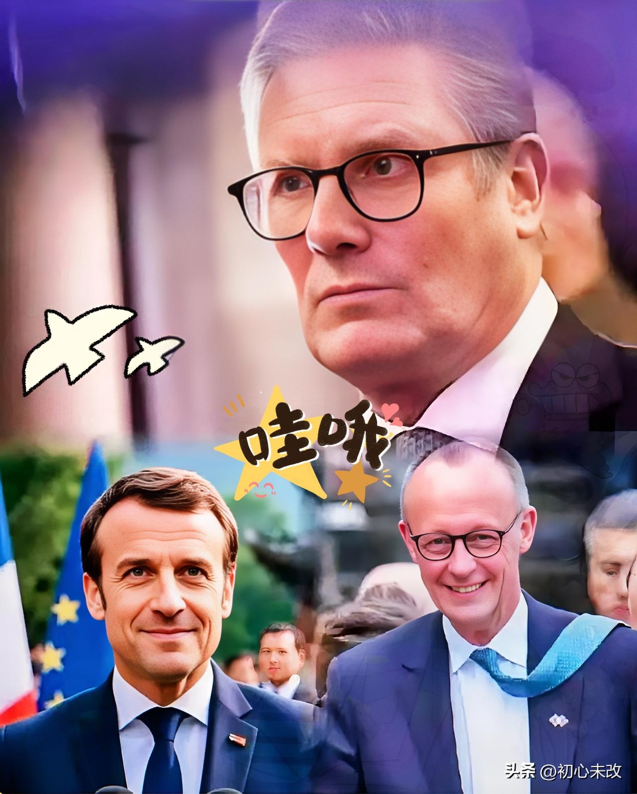 英、法、德三国联合发布声明：
当地时间3月1日，英国、法国、德国三国领导人发表联