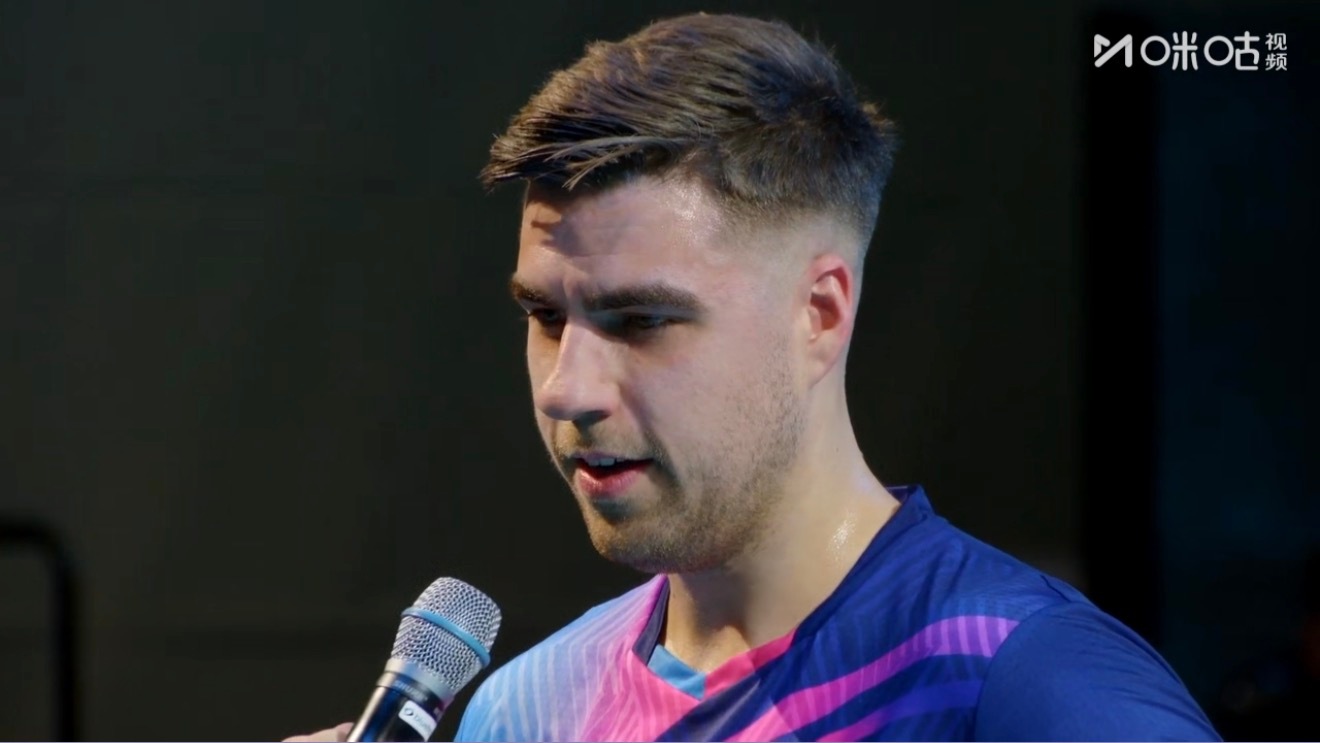 2026欧洲16强男子单打16-8达科3-1格罗特（12-14 11-3 11-