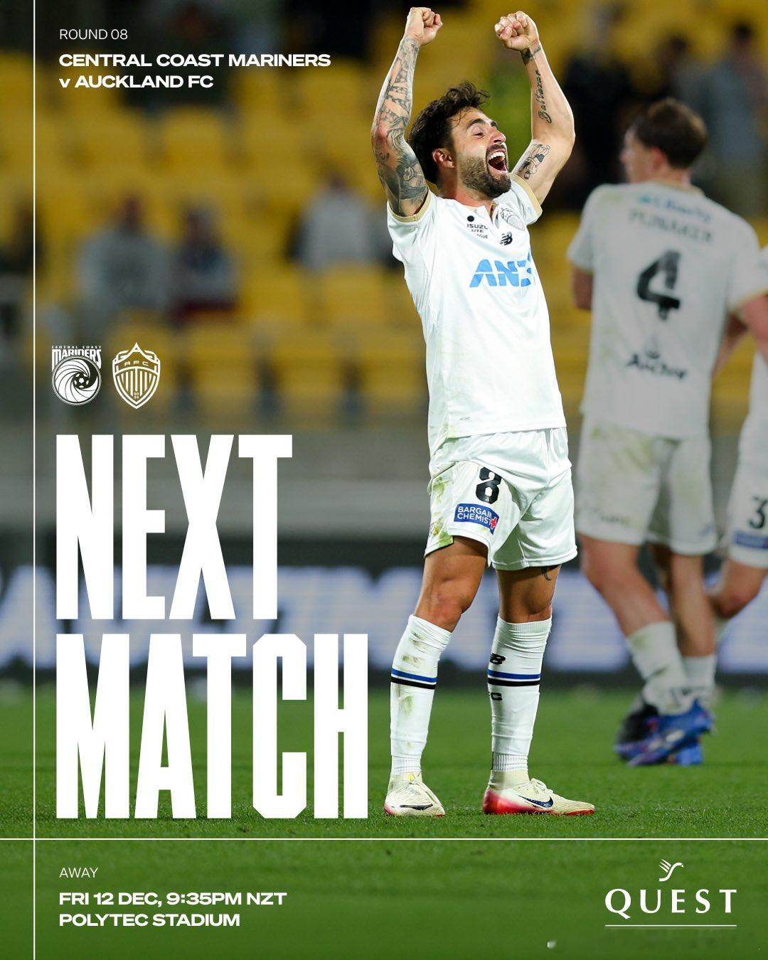 中央海岸水手能否逆袭强敌奥克兰FC？001 澳超 中央海岸vs奥克兰FC⚽️导航