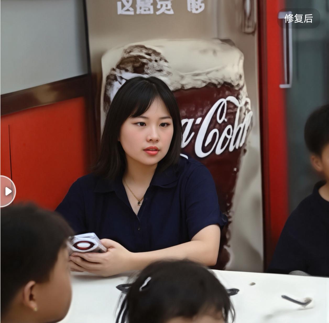 3女子带4孩点一碗面多次免费续面
