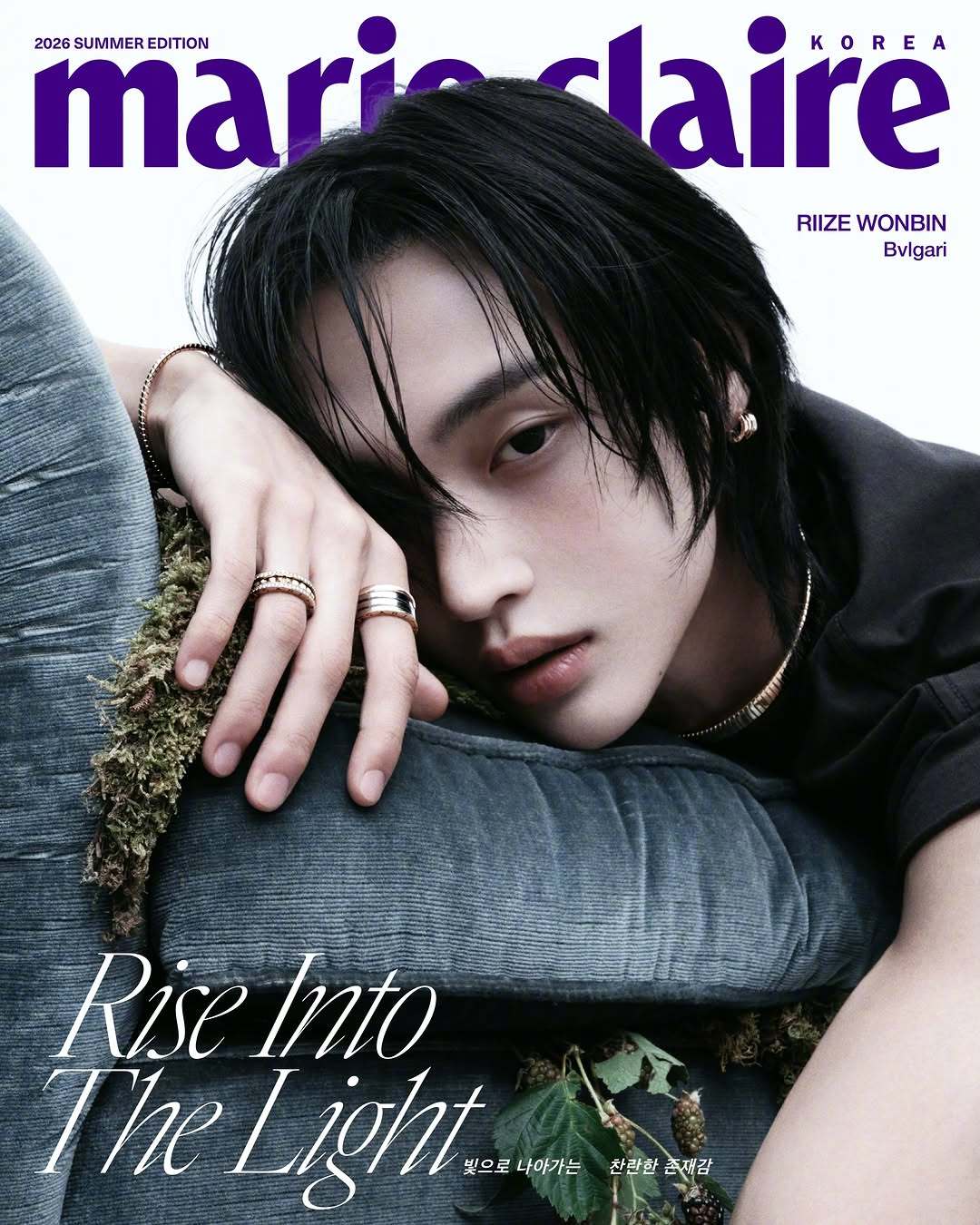 【Theqoo】Wonbin x 宝格丽 《Marie Claire》2026夏