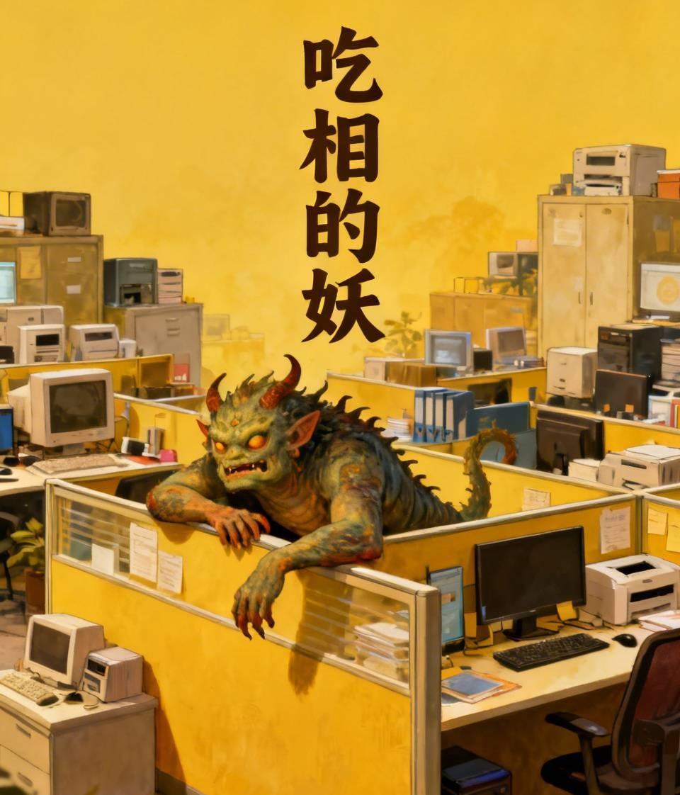 江湖怪谈•荒诞志221《吃相的妖》
内容：我是一只藏在写字楼里的妖，靠吞噬人类的
