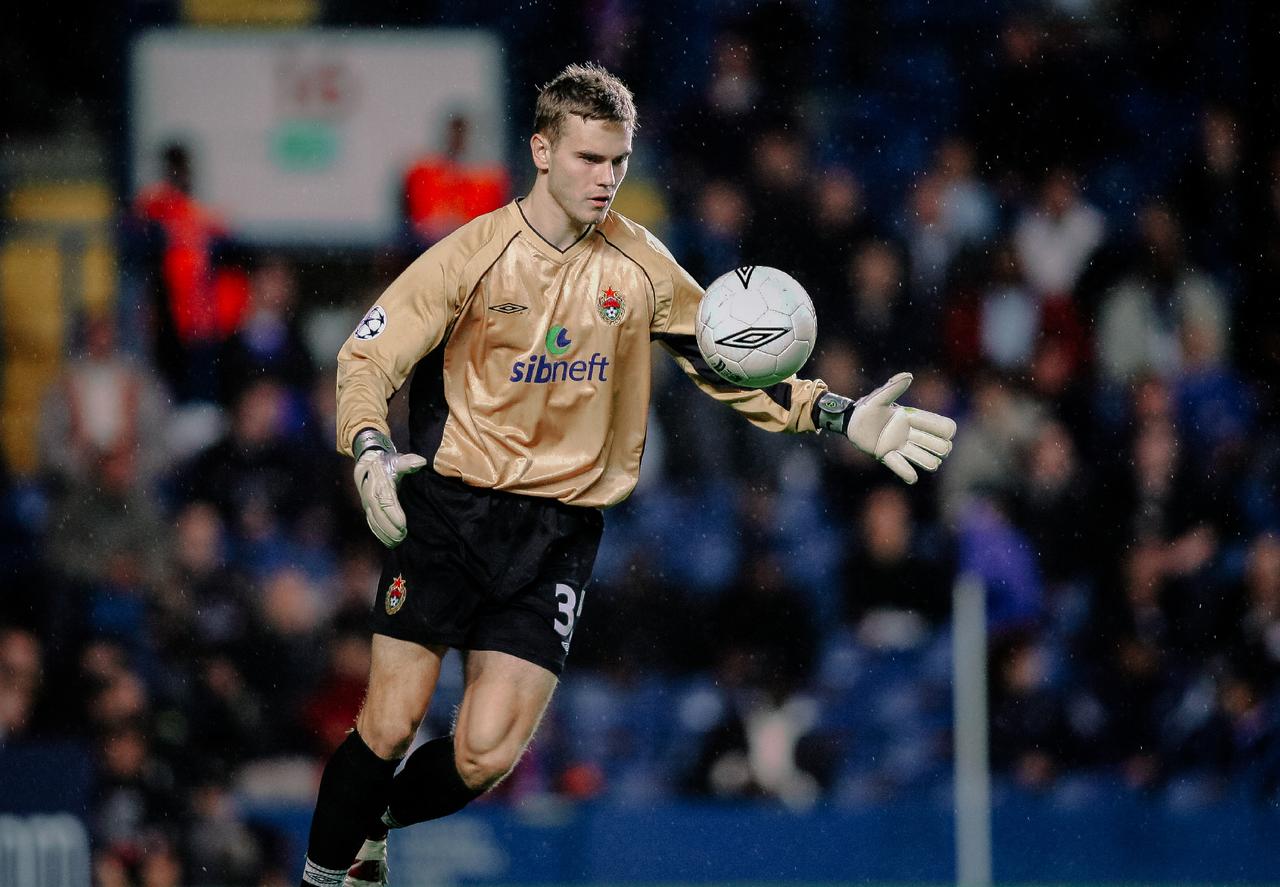 本赛季，39岁的阿金费耶夫依旧是莫斯科中央陆军队的主力门将，目前俄超联赛踢了22