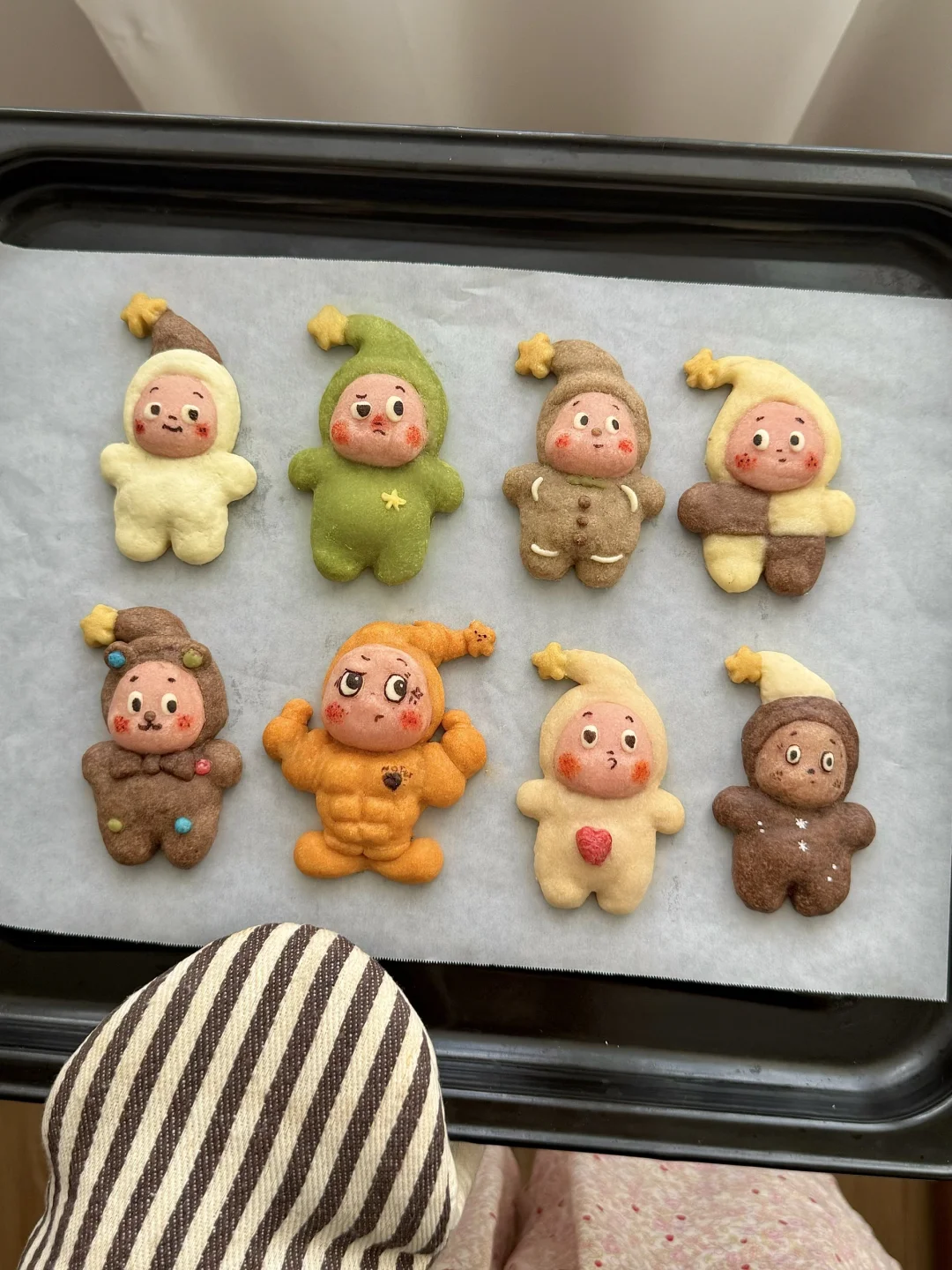 烤一盘星星人曲奇饼干🍪
