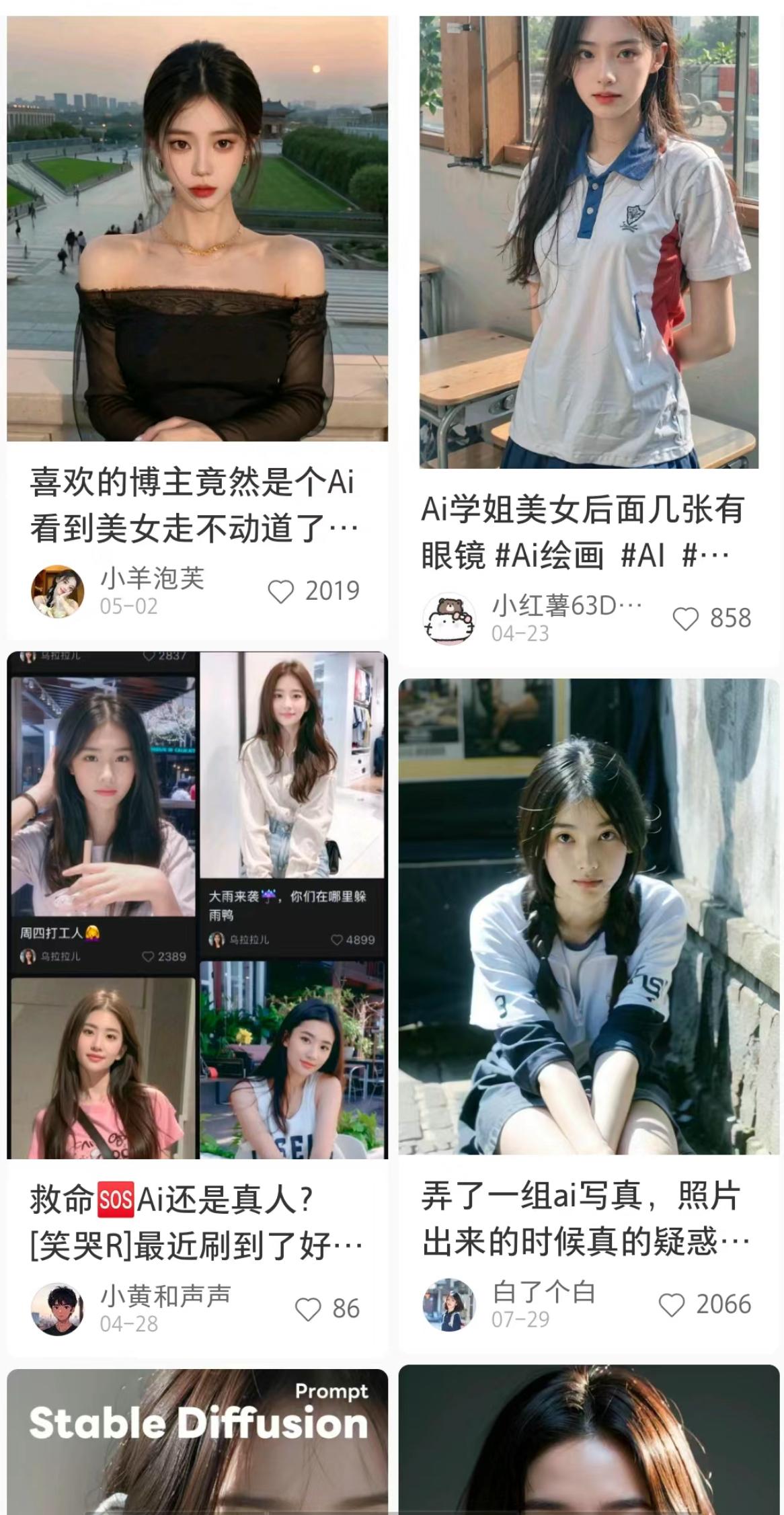 不看不知道，现在AI都这么强了吗？如果不是标注了AI创作的话，确实很难看出来啊，