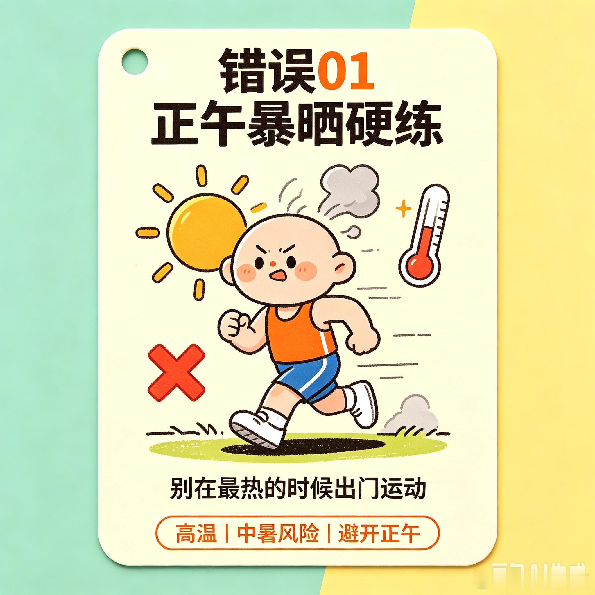 三伏天减脂千万别瞎练！很多人越动越胖，全是踩了坑。不要正午暴晒训练，出汗立刻冲冷