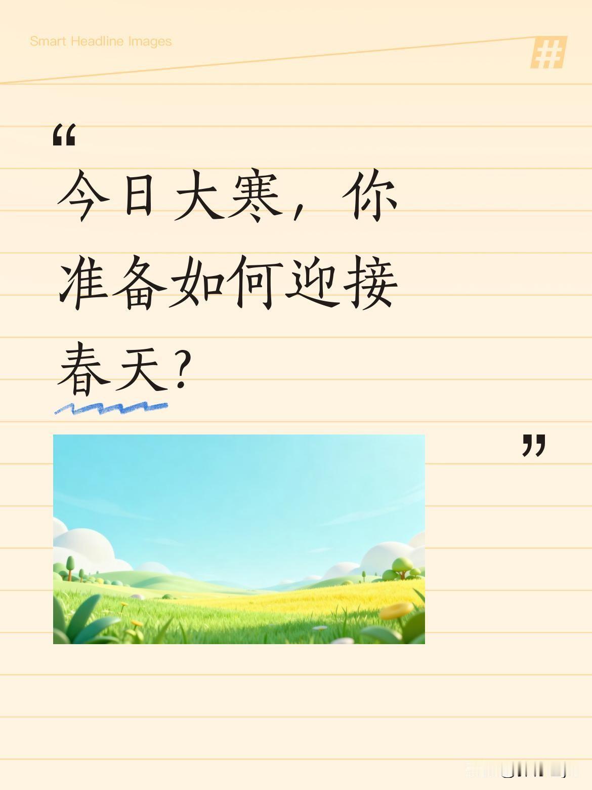 今日大寒，你准备如何迎接春天？
今日大寒，是二十四节气中最后一个节气。古人云