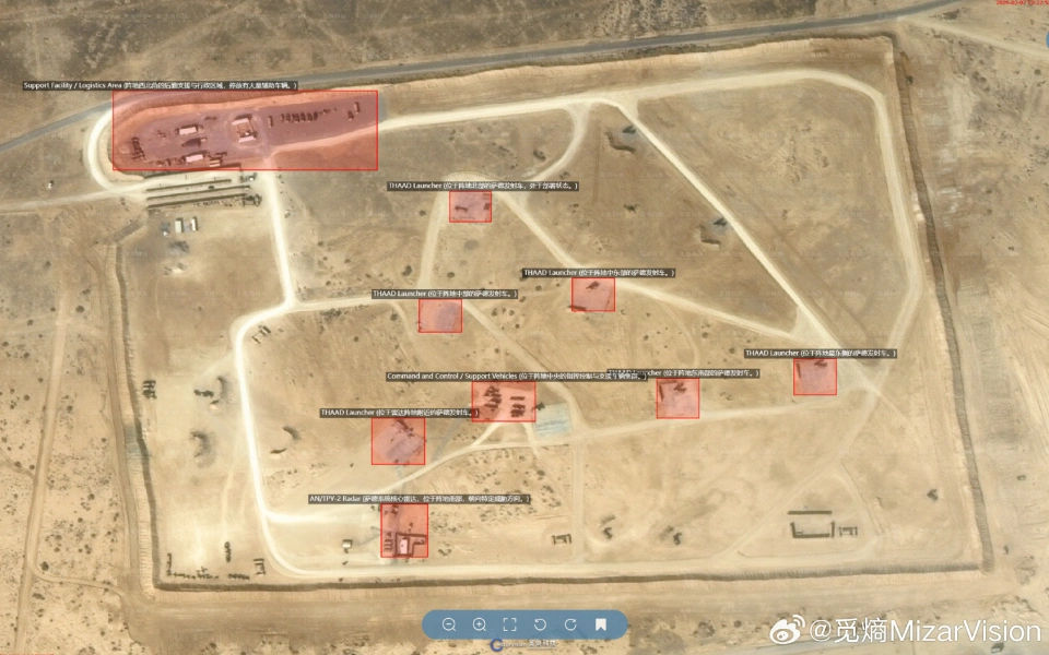 【卫星图像显示：伊朗命中多套美制高价值雷达】美以联军和伊朗交火的四天以来，伊朗方