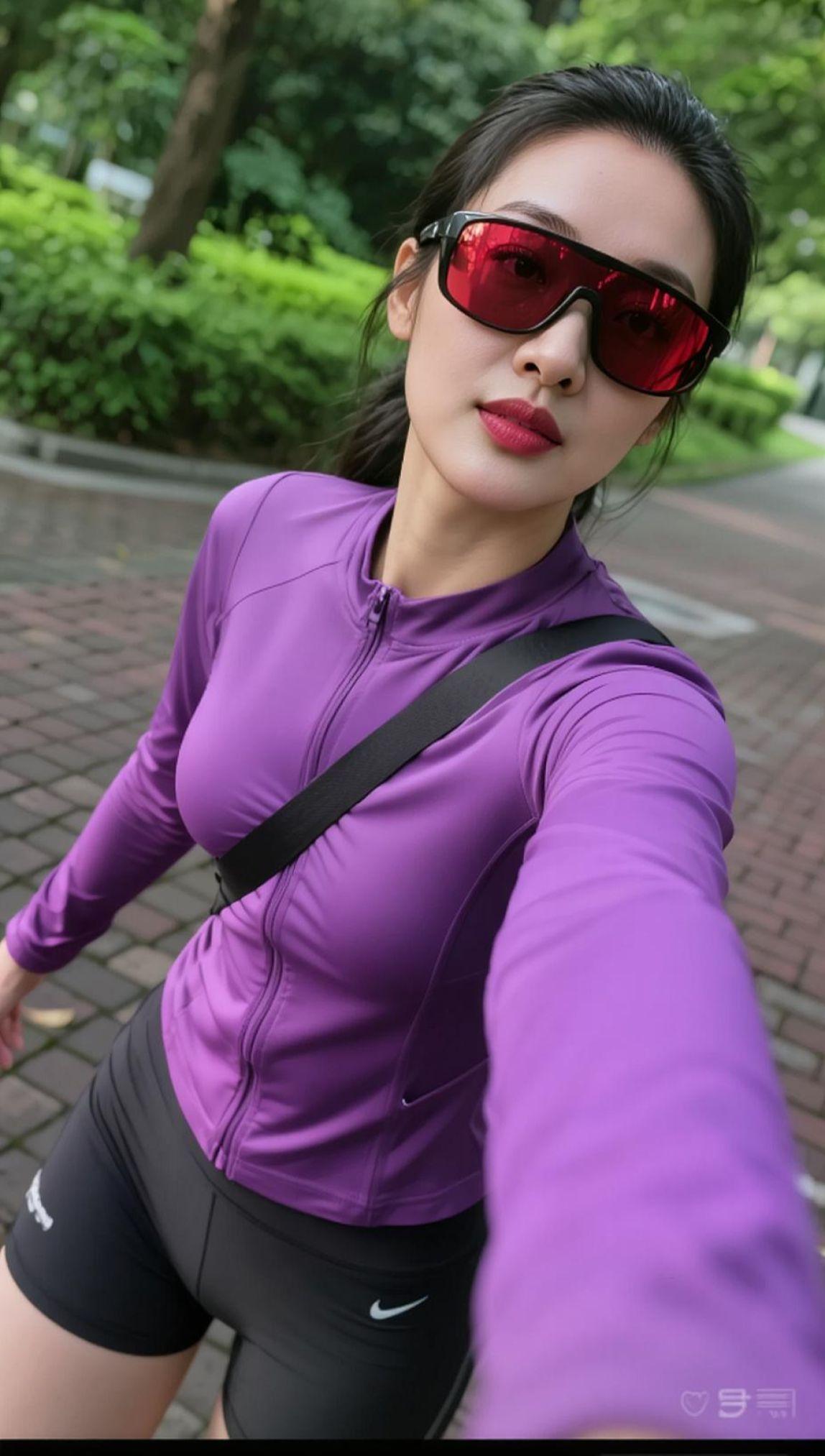 AI骑行自拍风 抖音ai创作 平面模特 上热搜 摄影约拍