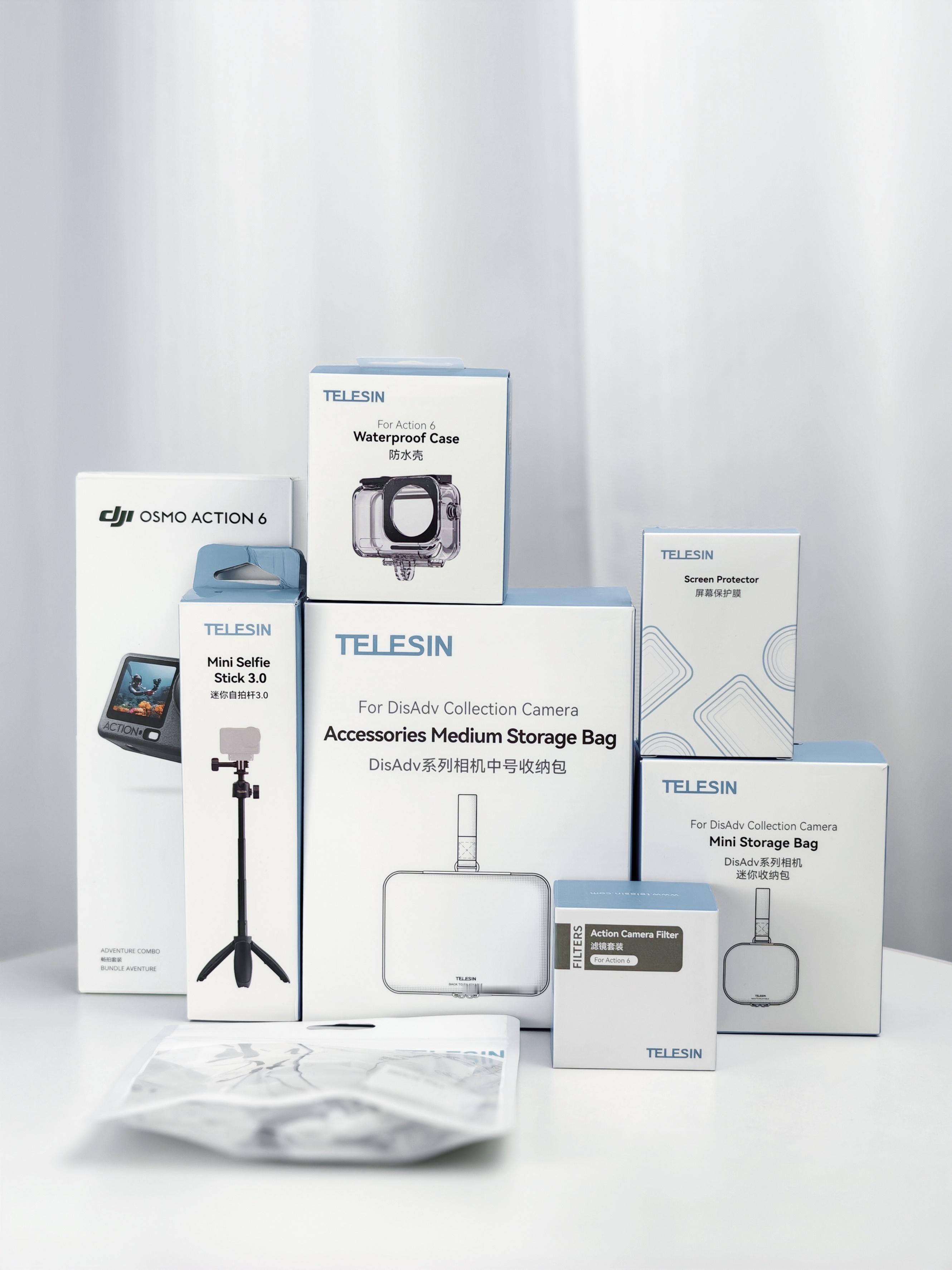 如果想入手Action6，其实标准版就完全OK。畅拍套装只有电池算是必需品，其他