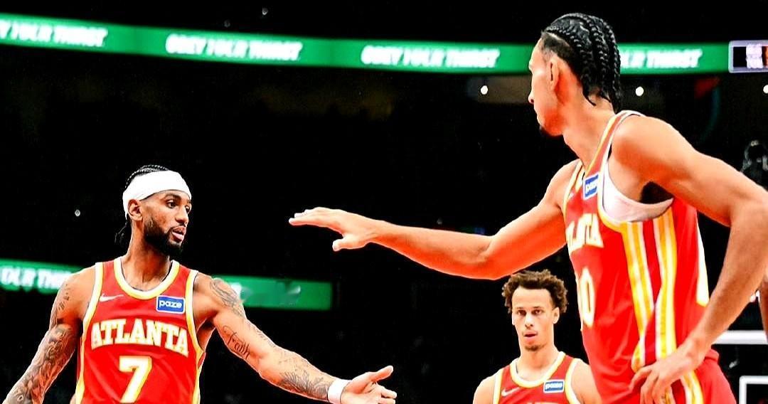 特雷·杨复出后，老鹰从东部前四滑到附加赛边缘。
昨晚他28+11赢球，我却更担心