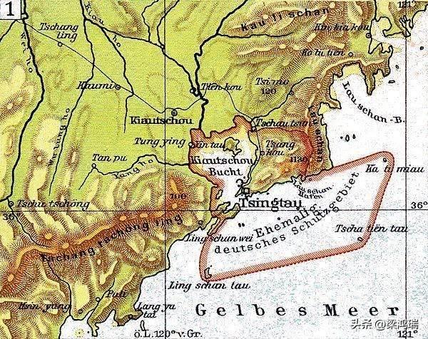 1897年11月，德国借口“巨野教案”（两名德国传教士在山东巨野被杀），出兵强占