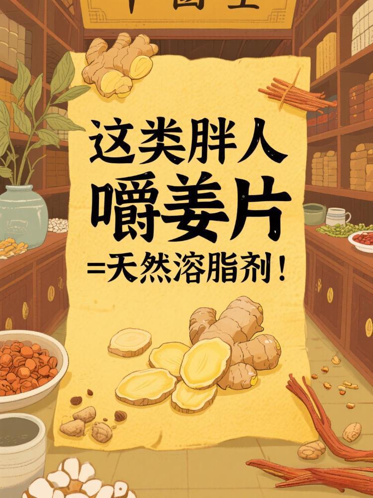 🔥老中医：吹空调吹出“冰箱体质”？这类胖人嚼姜片=天然溶脂剂！

💥 “小琳