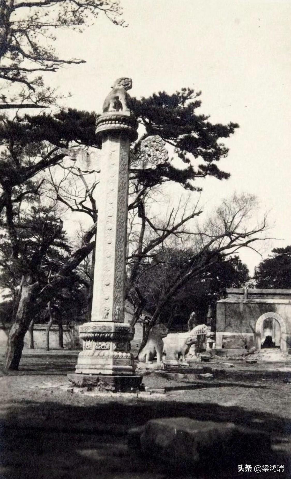 这组珍贵的老照片拍摄的是位于北京东郊、通惠河北岸的和硕和嘉公主园寝，民间俗称“佛