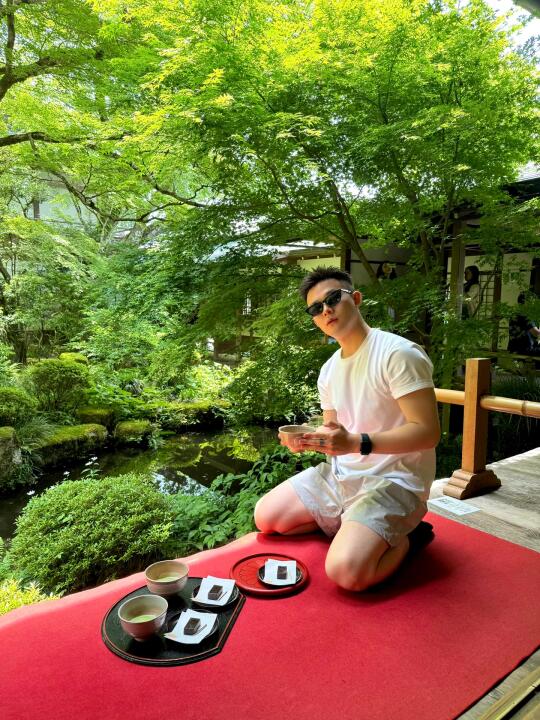 在京都三千院看绿⛩️🍃🍵