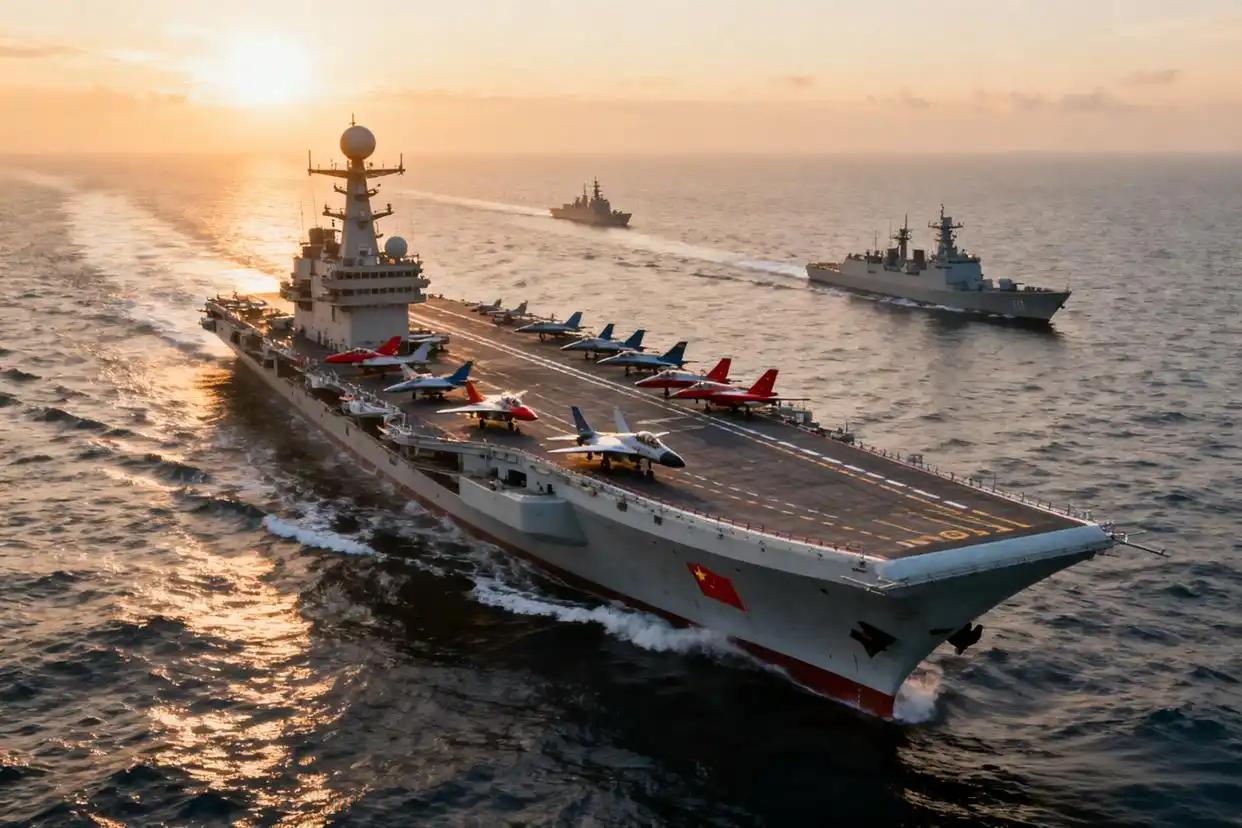2026年7月上旬，外媒《战区》网站曝光高清画面，我国福建舰完成重大测试：弹射型