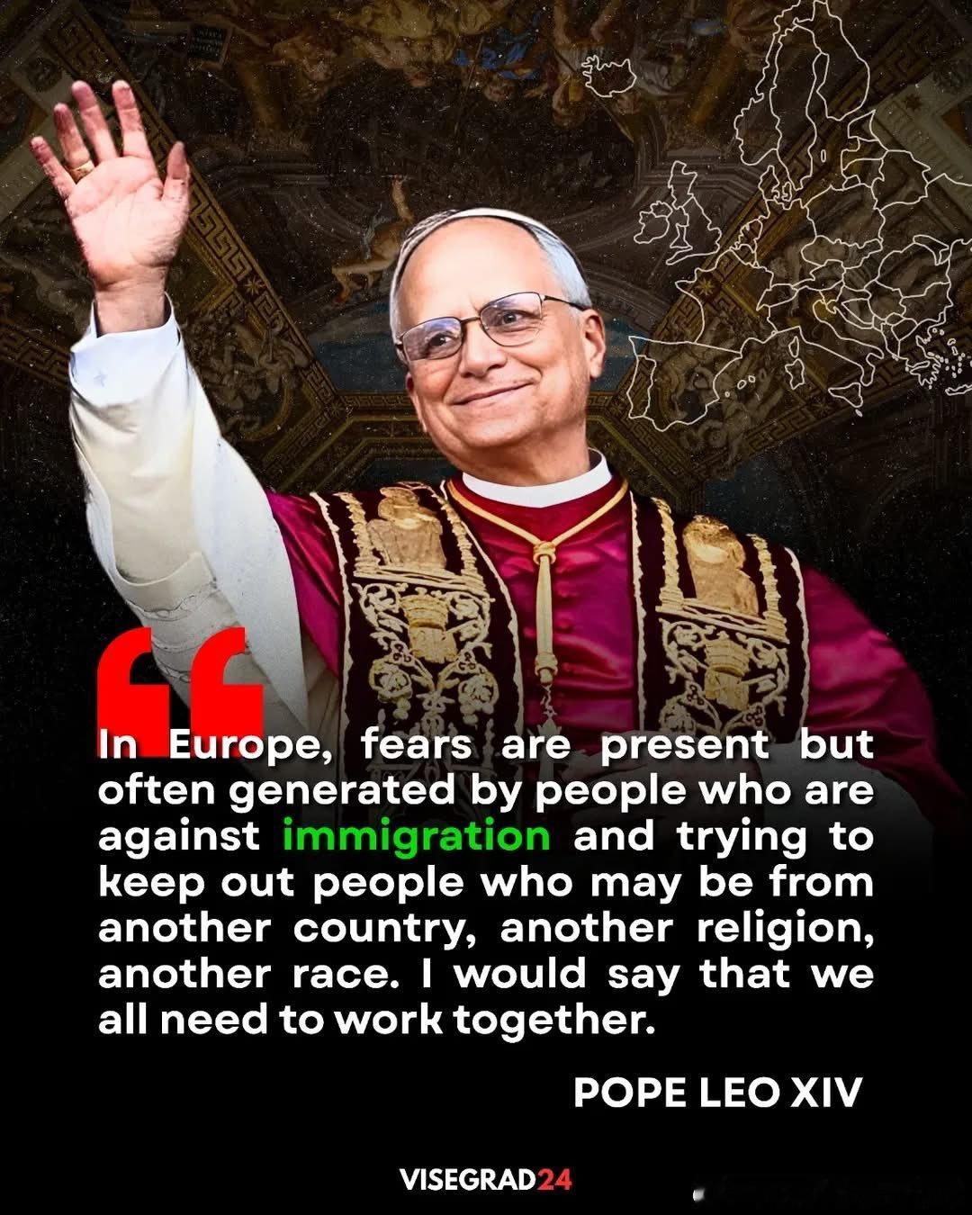 【黄金时代】利奥十四认为，天主教徒应该张开双臂拥抱伊斯兰文明当被问及他会对那些认