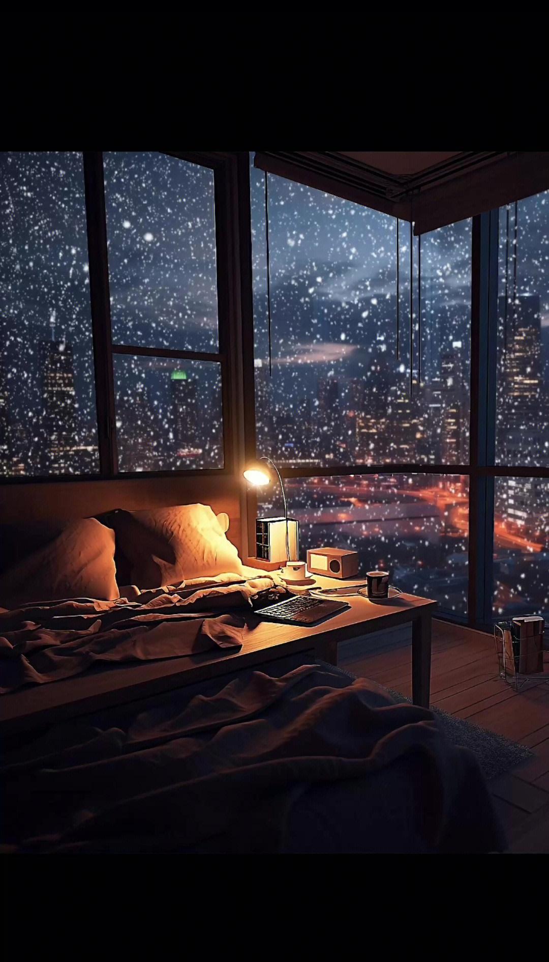 上联：雪落空窗夜寂寞；
下联：船泊渡口梦依稀。