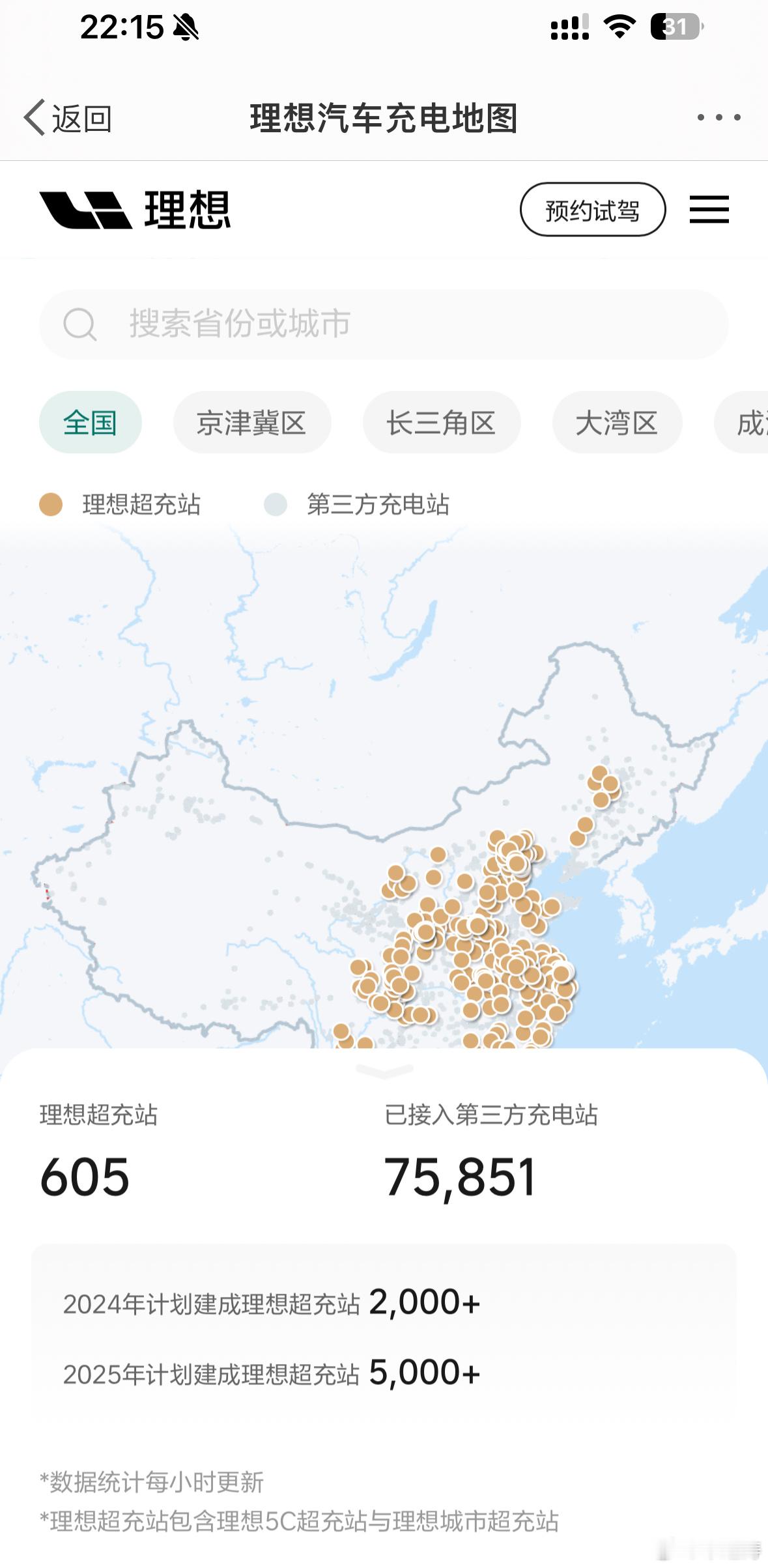 果然被我猜中了，还没等到明天公布，六月最后一天理想600座充电站完成了！！真的太