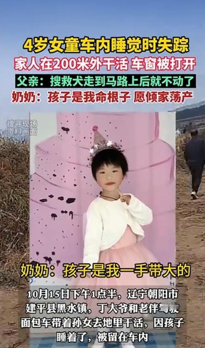三岁女童离奇“蒸发”，24小时黄金救援与一个村庄的焦灼

一个寻常的秋日下午，一