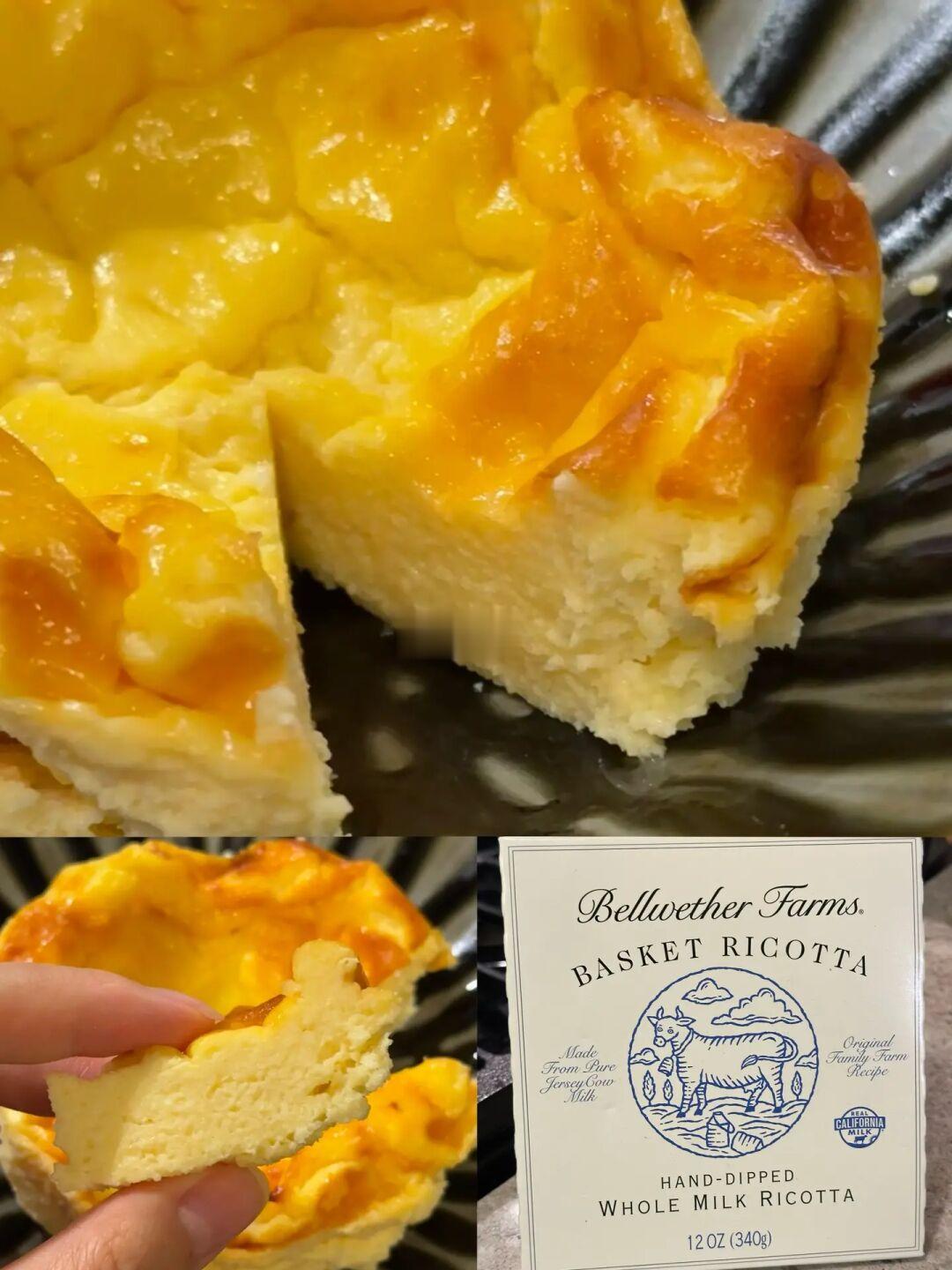 猴父子Ricotta做芝士蛋糕🧀快手健康甜蜜蜜