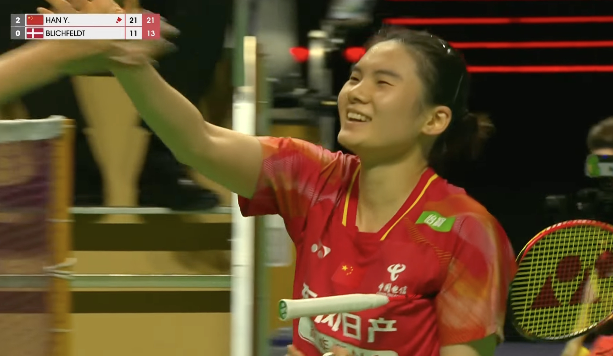 1号场地【尤杯A组：中国🇨🇳 3-0 🇩🇰丹麦】一单：王祉怡🇨🇳 2