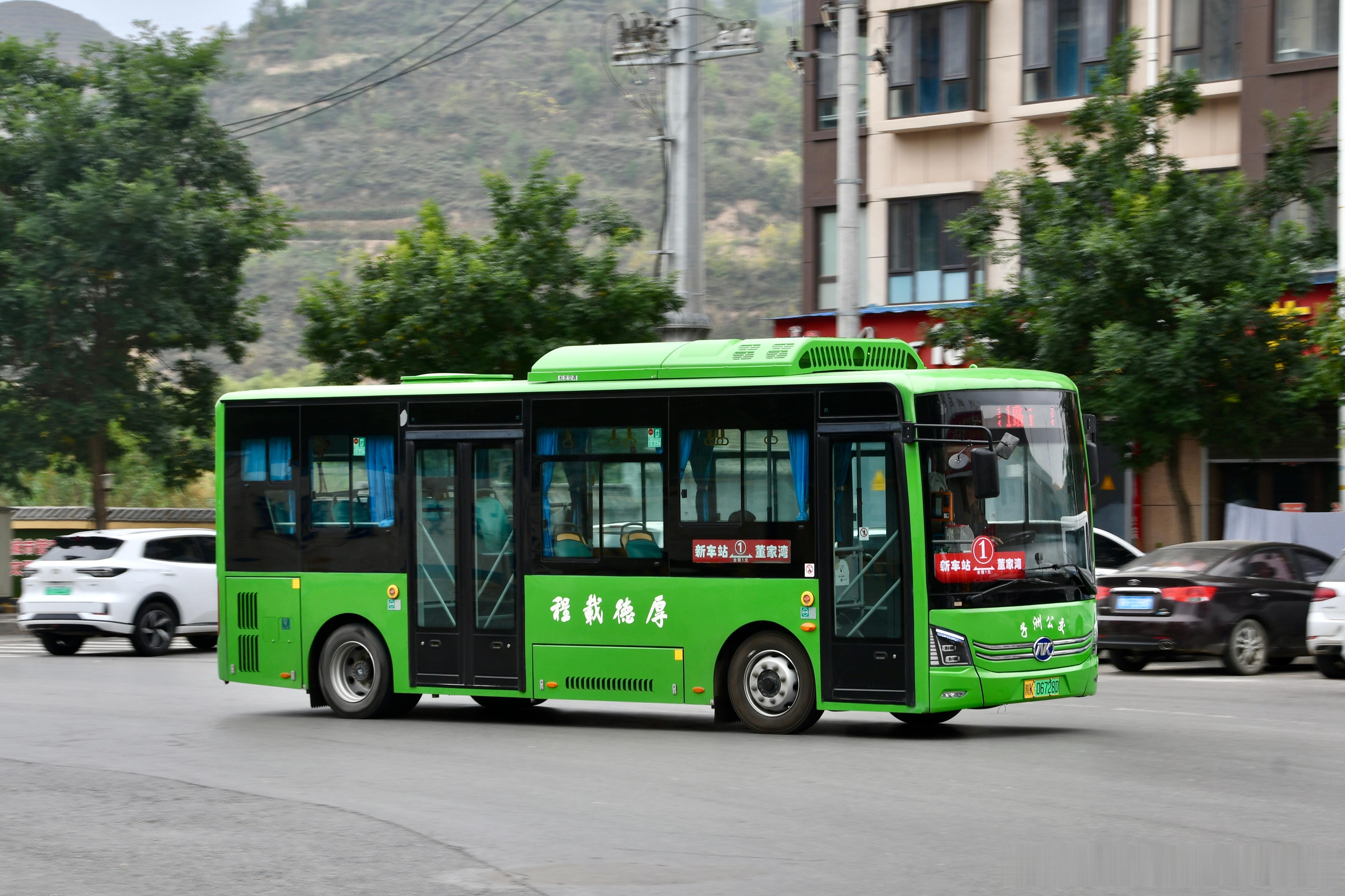 榆林·子洲县打卡，子洲公交1路、2路分别对应二踏、三踏安凯E980，三踏版本禁止