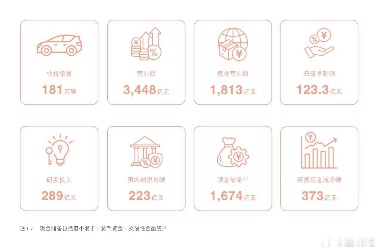 刚看了比亚迪2026年半年报，上半年营收3448亿元，上半年国内纳税223亿元，