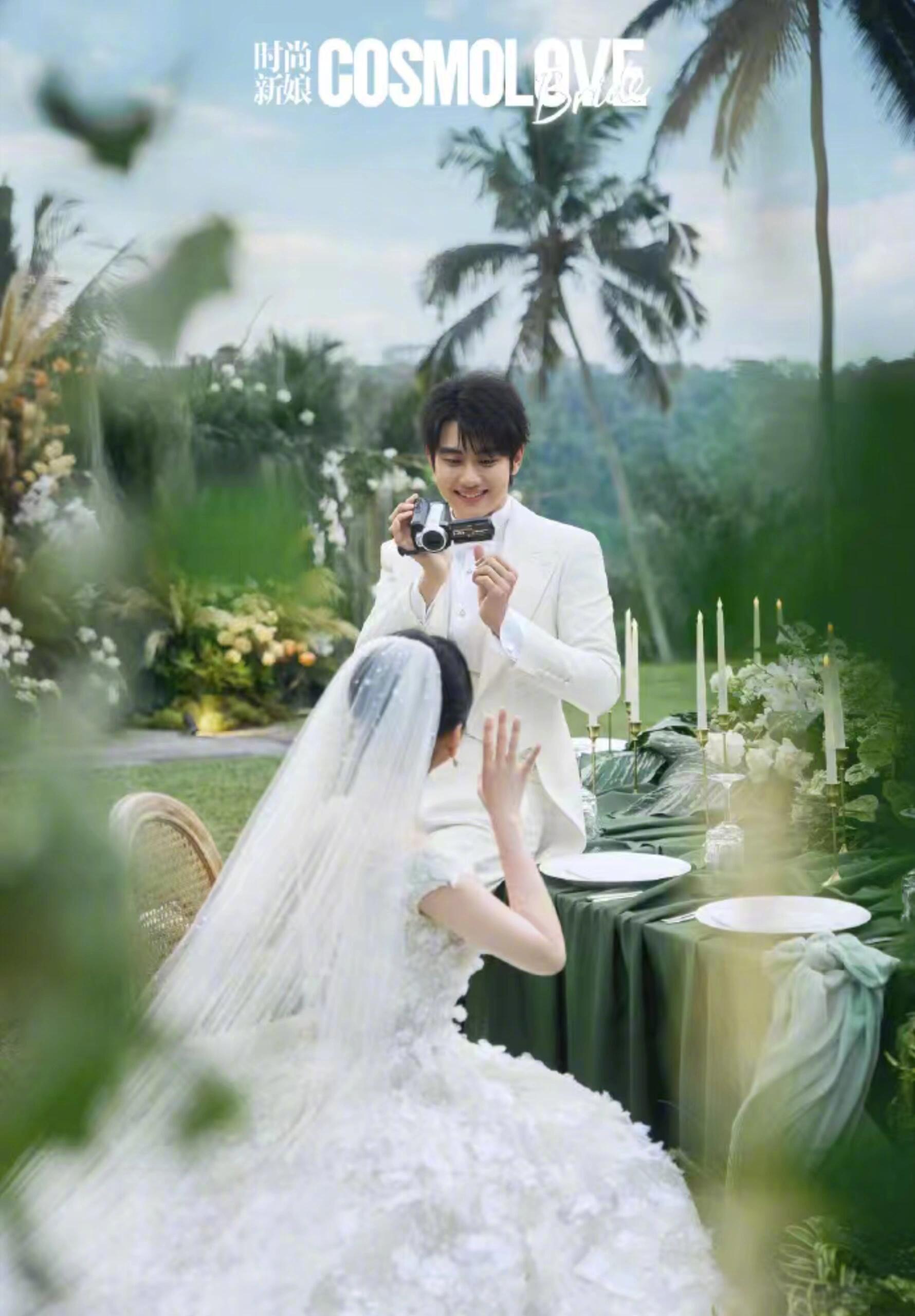 金莎孙丞潇婚纱照来了！这满屏的爱意啊