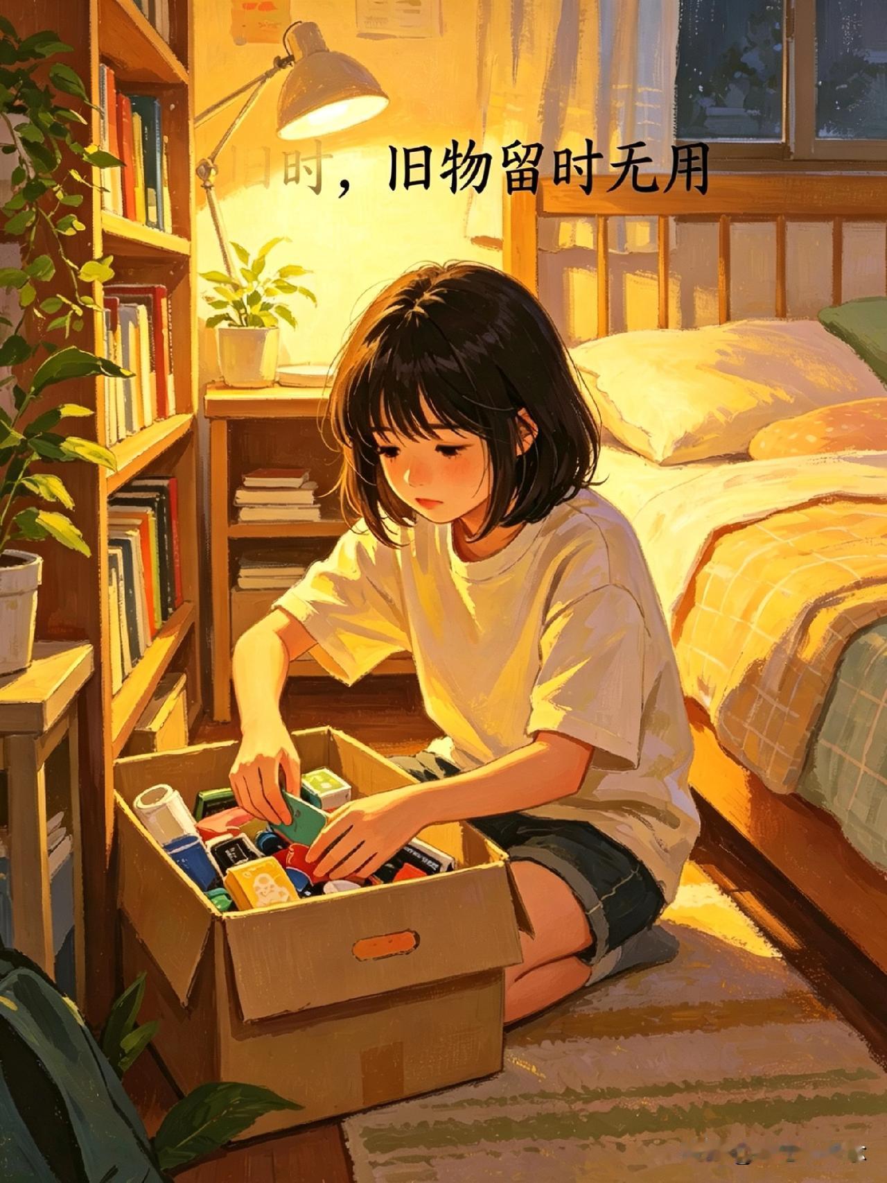 总舍不得扔掉闲置物件

我总喜欢把暂时用不上的小杂物收起来，塞进角落，慢慢搁置淡