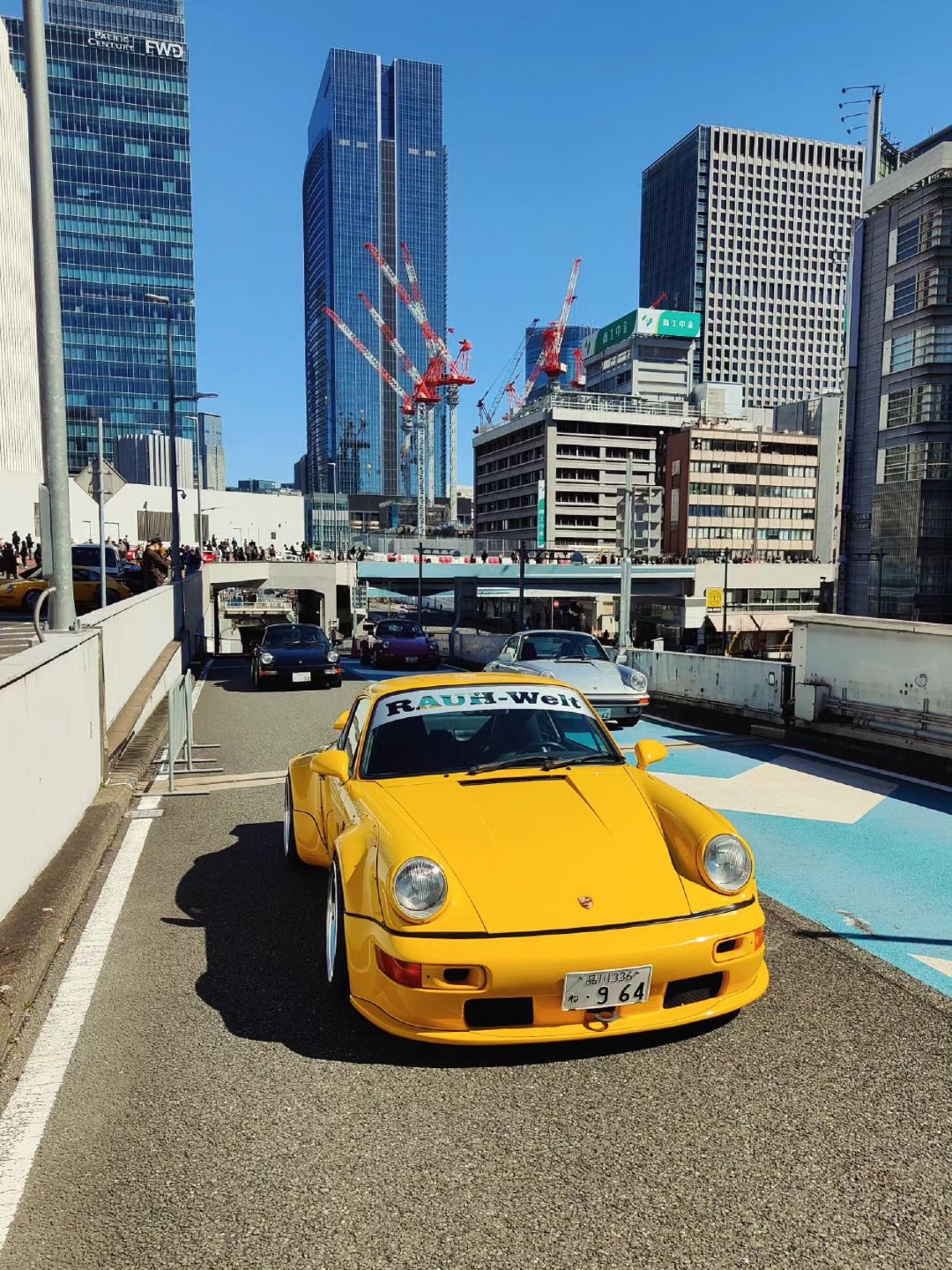 东京KK线 高架桥上的保时捷车聚活动 pt.6 日本风情画 东京KK线 KK线 