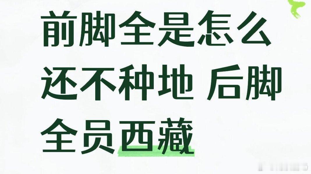 十个勤天 终于开工了前脚全是怎么还不种地 后脚全员西藏哥几个就是这么打脸～该直播