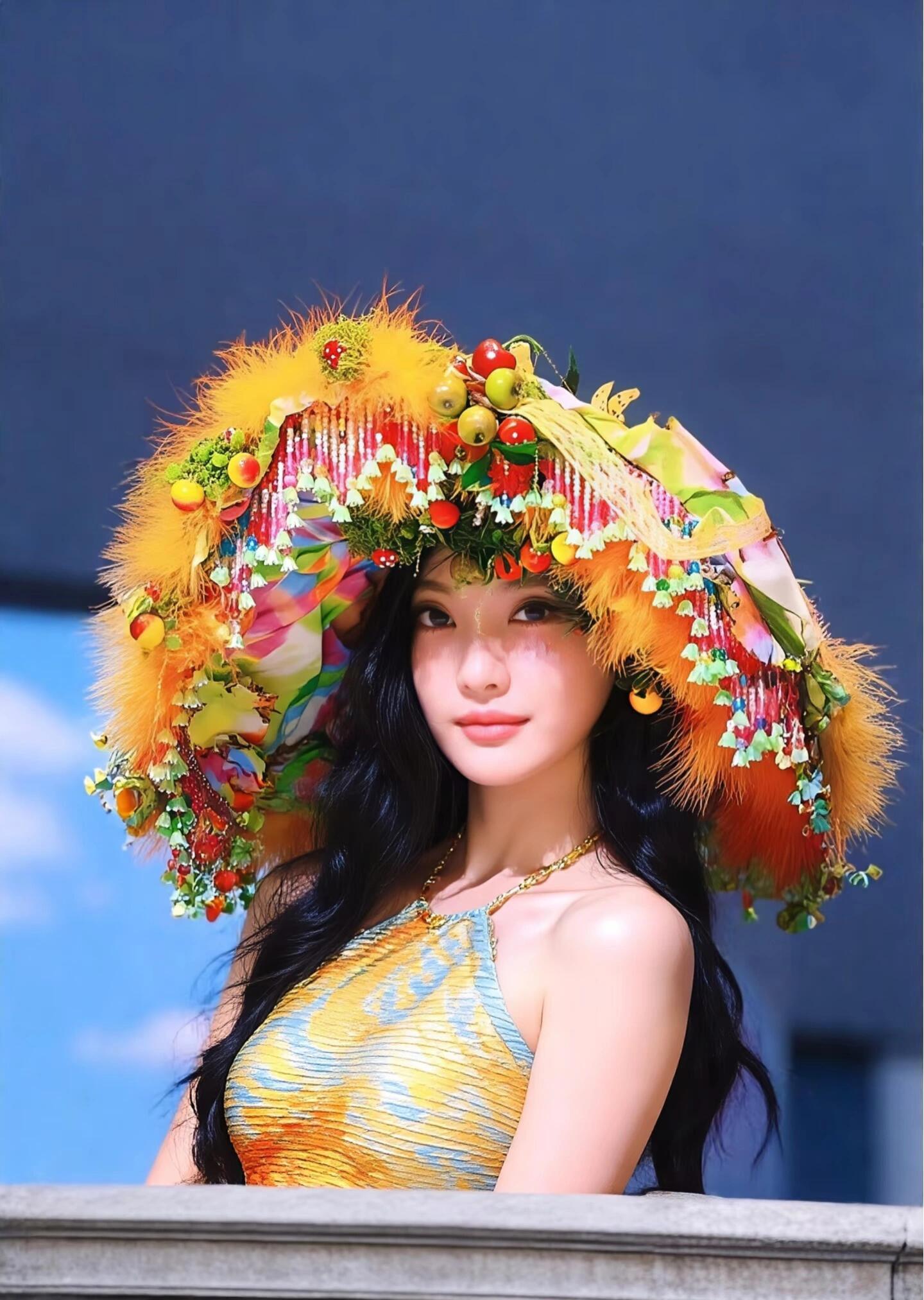 特别能撑场子的一双眼睛 亚马逊雨林里的热带水果…🥭 ​​​