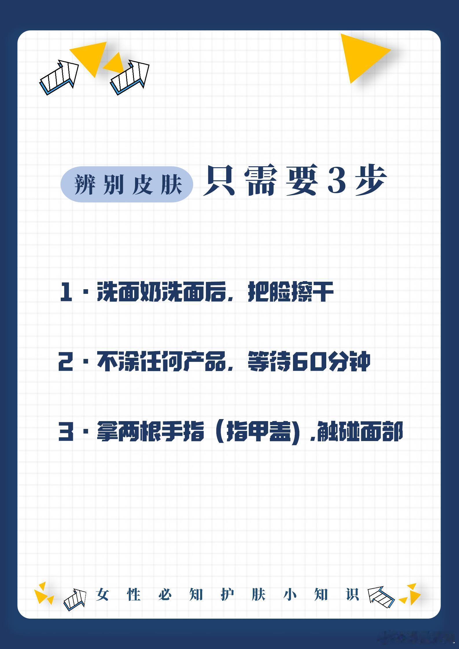 护肤产品、护肤分享被问爆的肤质判断指南终于整理好了！油皮/干皮/混油/混干/敏感