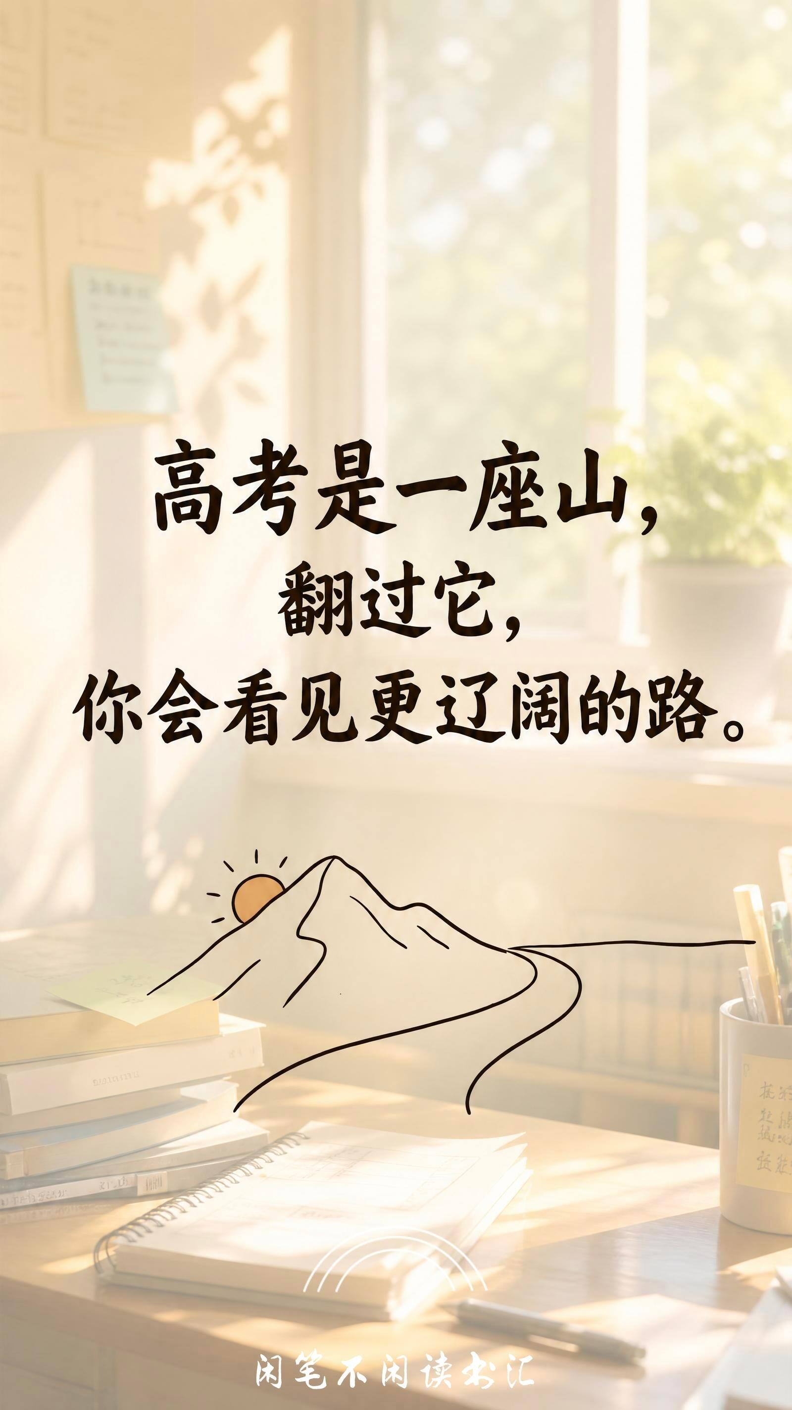 大学生喜爱内容共创计划 致2026高考：从容上场，尽力便是圆满🌻高考是一座山，