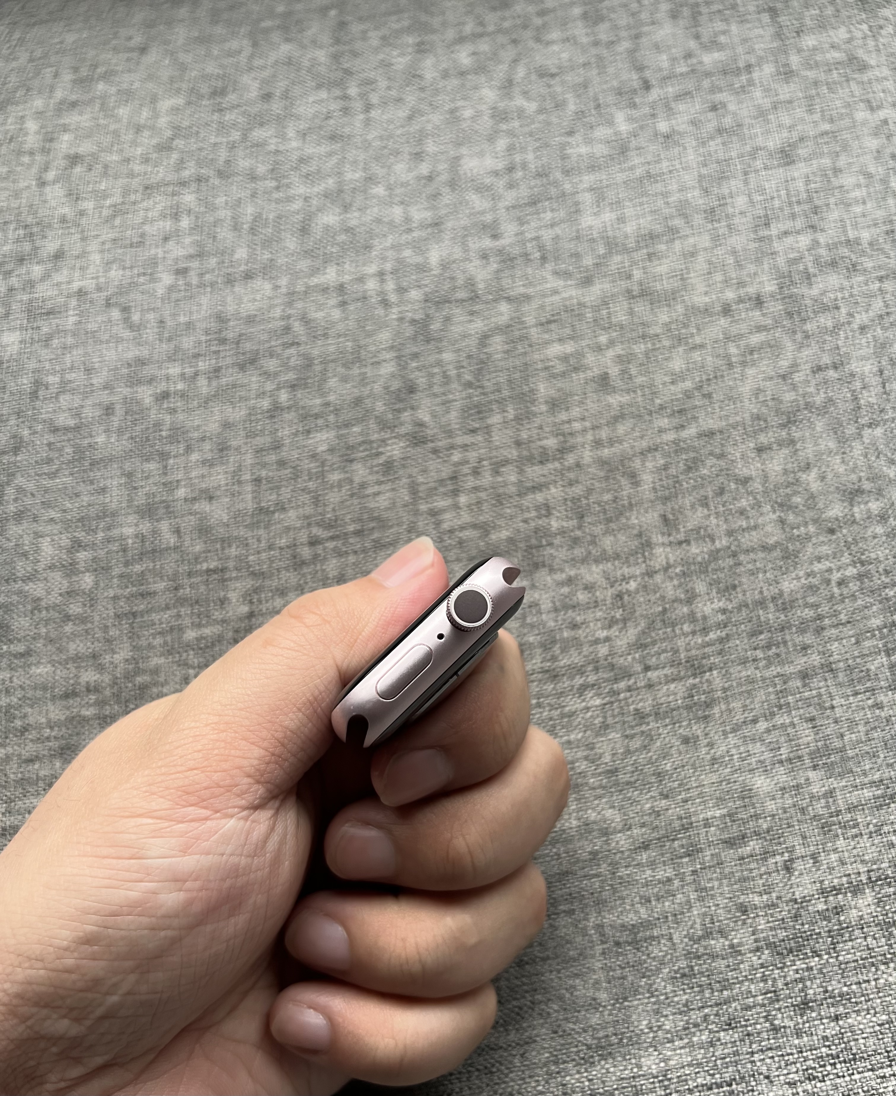 Apple Watch S9 GPS 41mm 粉色 SM表带，屏幕划痕，外壳小