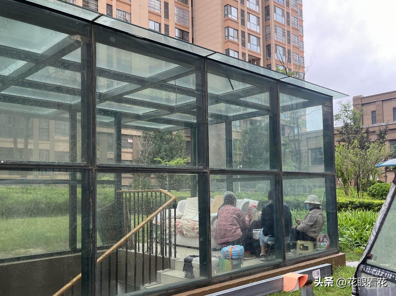 今天接我小孙子放学的时候，偶遇一个认识的老婆婆，她70多岁了现在进城来照顾三个孙