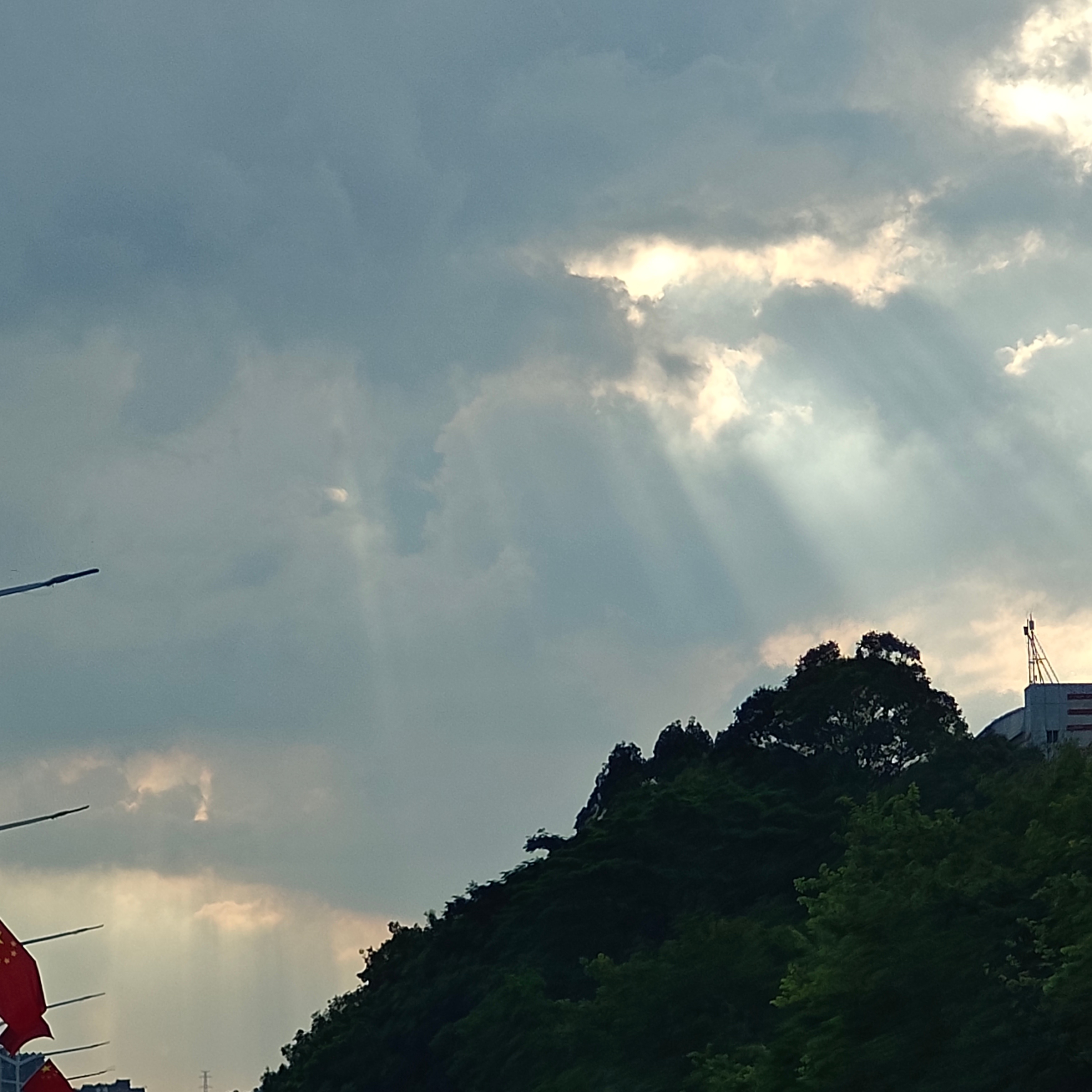 今天深圳的天空好多车anycar天空拍摄天空 ​​​