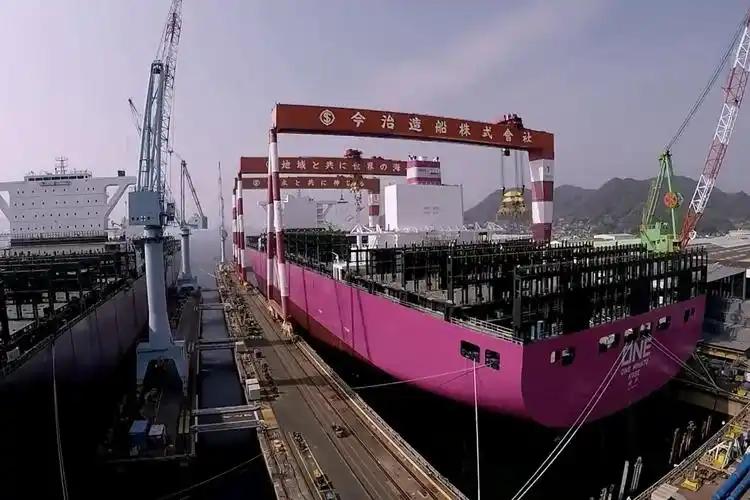 6月15日，日本政府宣布：今治造船、川崎重工业和名村造船所三家企业计划联合于20