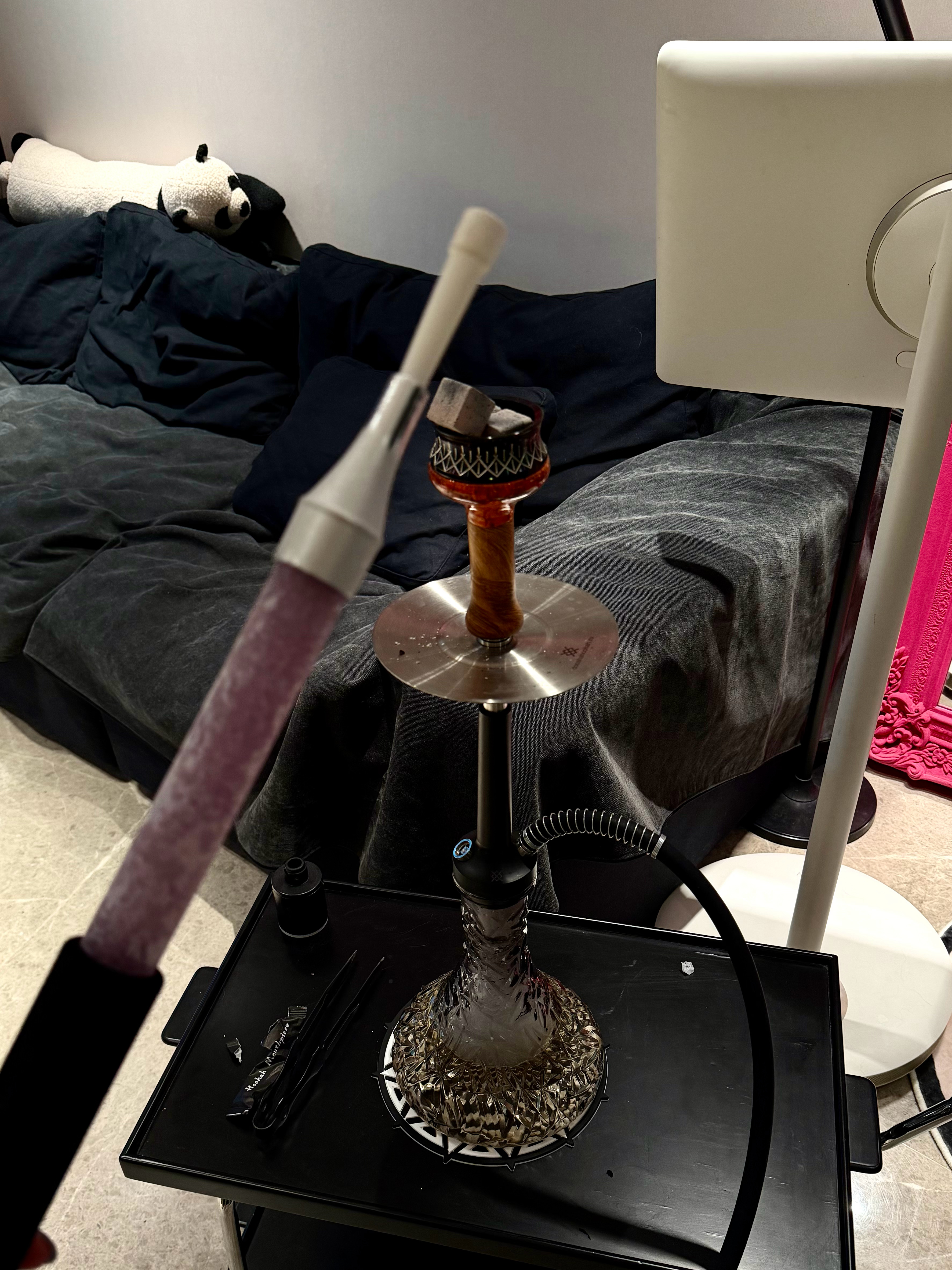 秋天啦 本月美甲是蓝色🩵 