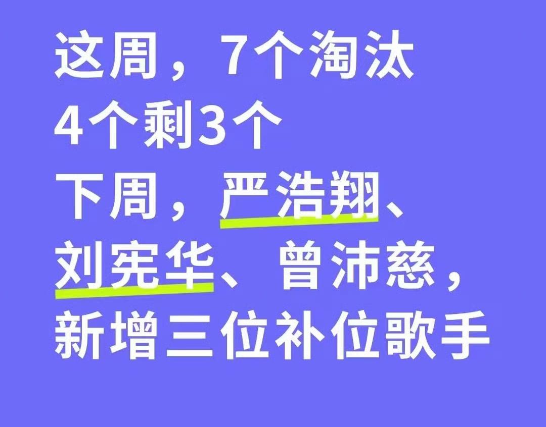 歌手2026的赛制真是越来越让人琢磨不透了，第八期也就是月度决赛要淘汰4人？这么