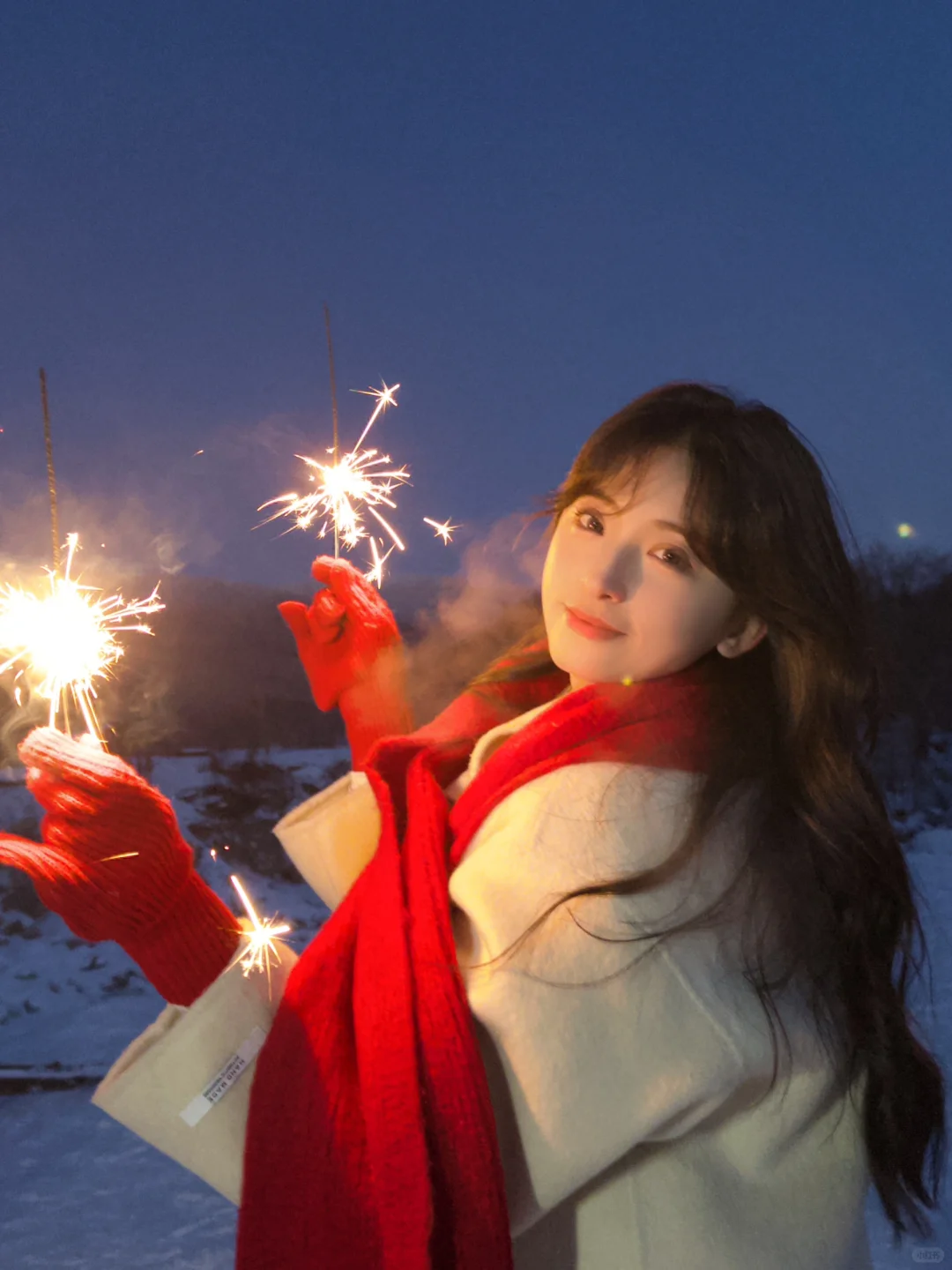 🧧. ˚ 🎇♡借着烟花许愿新的一年 会一直幸福