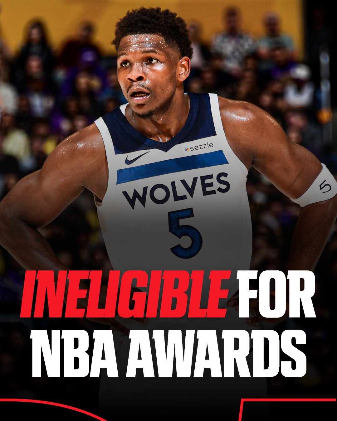 爱德华兹（膝盖）缺席与黄蜂的比赛。 