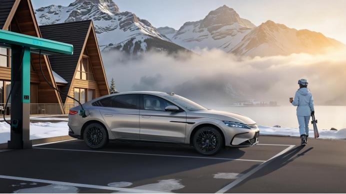 4 月 28 日，比亚迪汉 EV 闪充版重磅上市，售价17.98 万 - 18.