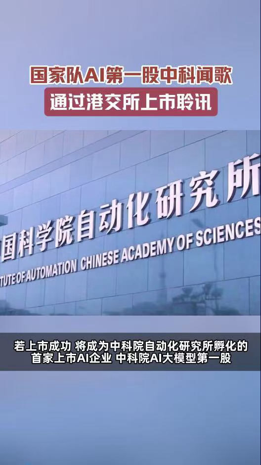 国家队AI第一股通过上市聆讯 从技术自研到商业落地，从国家队科研实力到资本市场认
