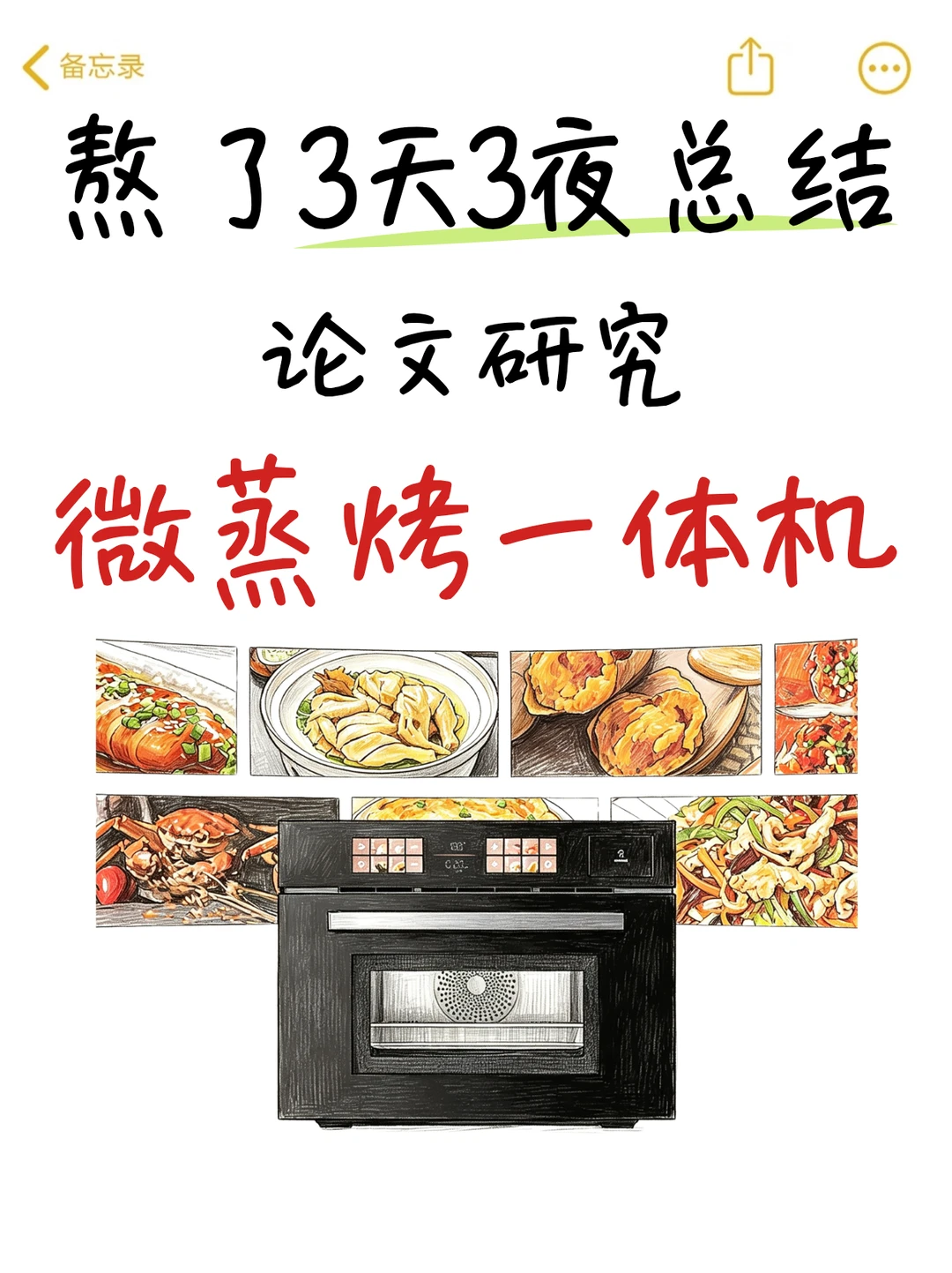 快看：论文研究微蒸烤一体机怎么选！