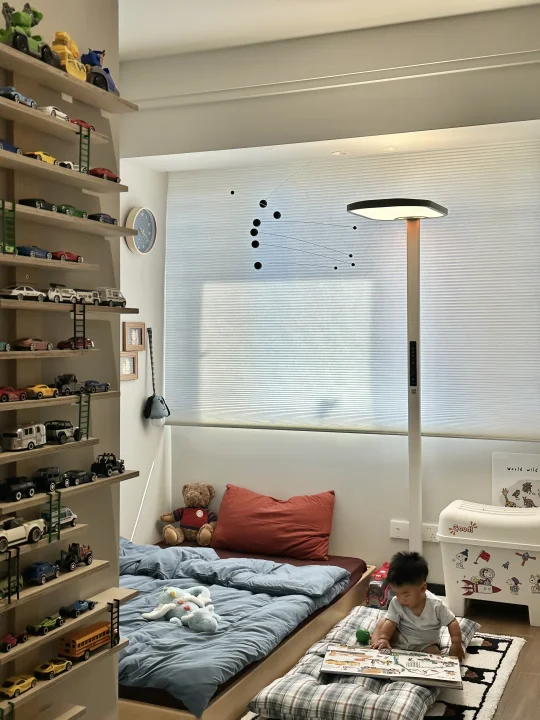 宝宝9个月就住进了妈妈想要的儿童房🚗🚒…