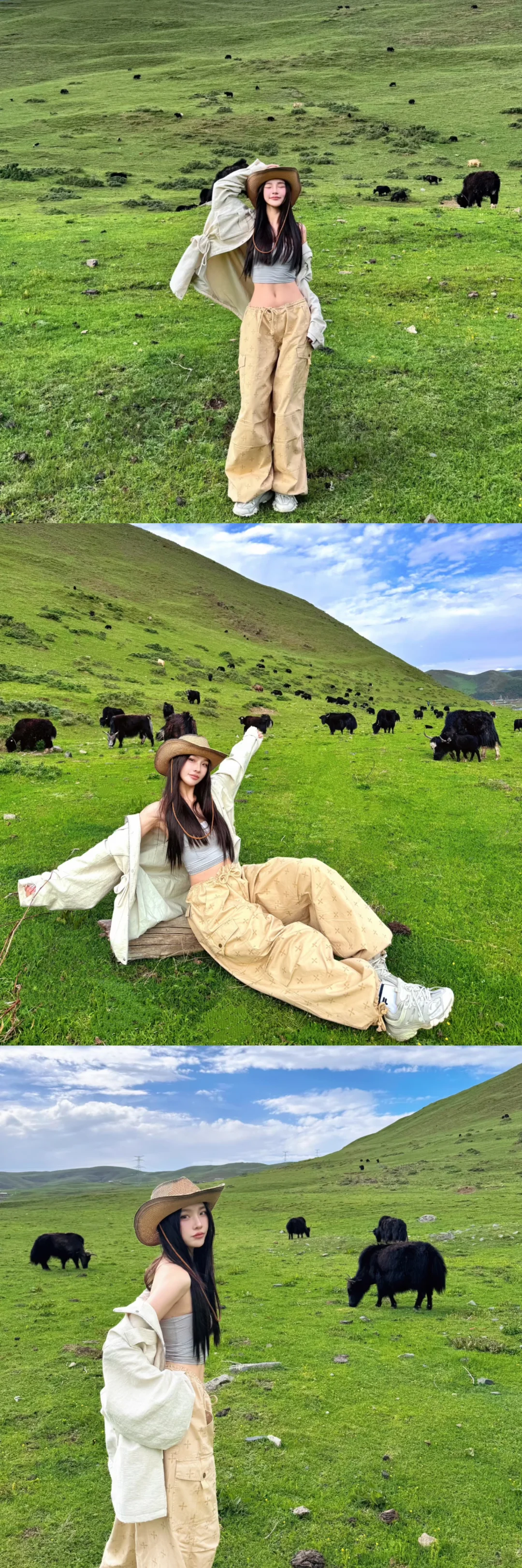 存一些草原旅行拍照📷姿势！